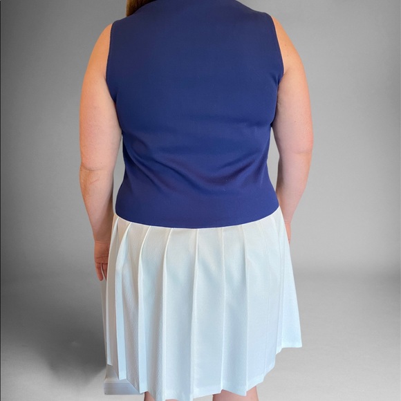 Vintage Plus Red White & Blue Drop Skirt Dress - Picture 4 of 16